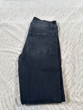 Flying Monkey Skinny Jeans Black wash distressed Size 25